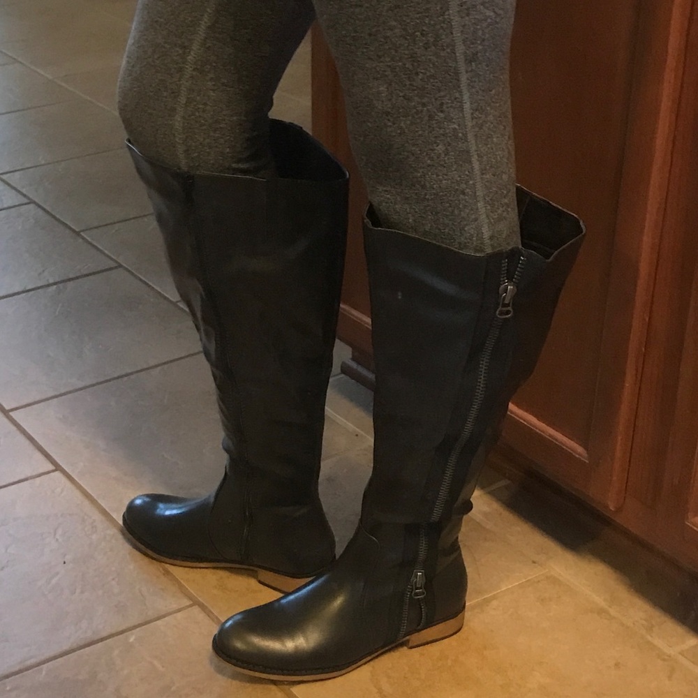 Extra Wide Calf Riding Boots